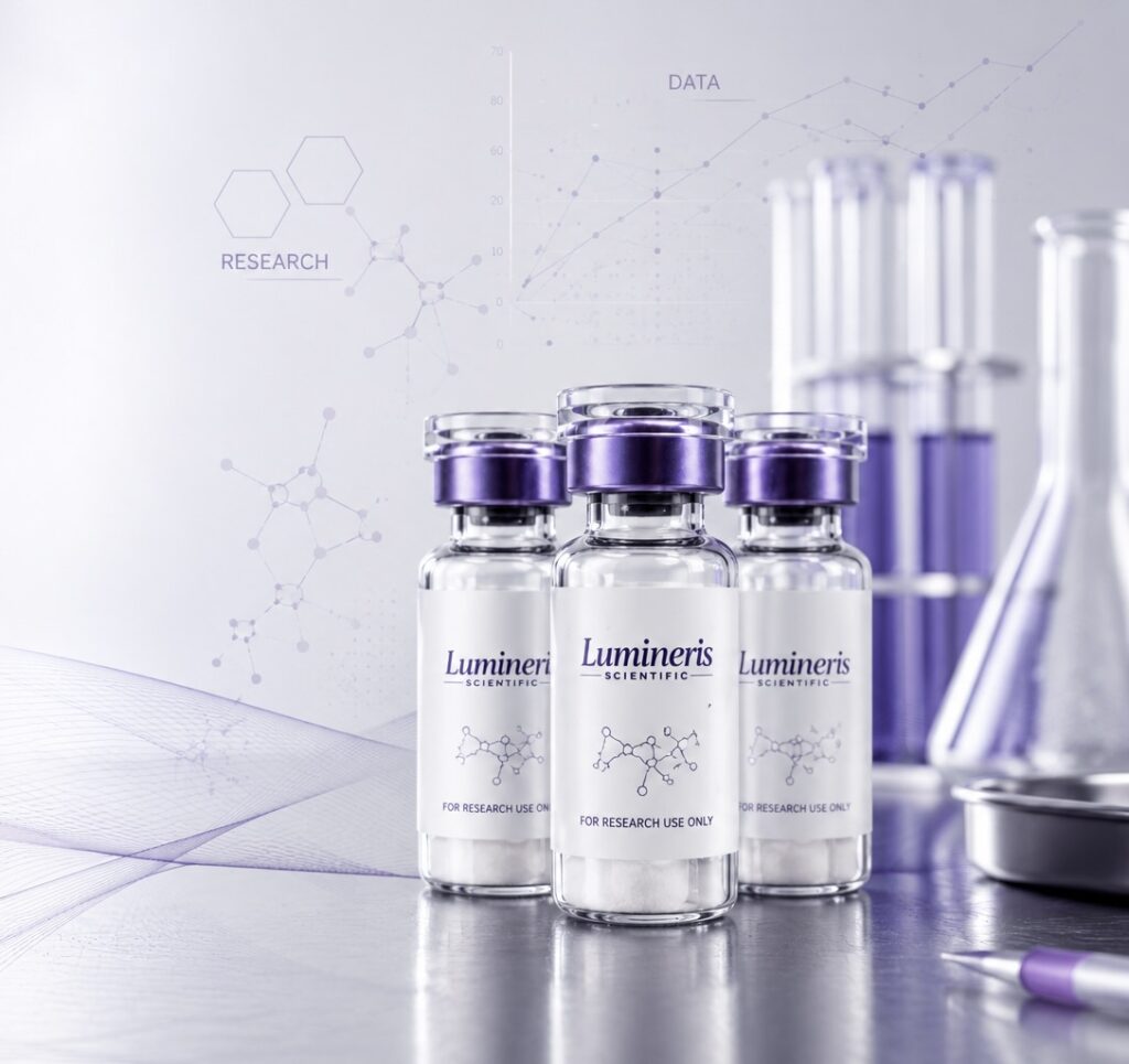 Lumineris Scientific research-grade peptide vial